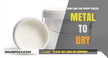 Drying Time for Bondo Plastic Metal: A Comprehensive Guide
