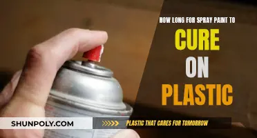 Spray Paint Curing Time on Plastic: How Long to Wait?
