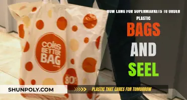 Supermarkets' Plastic Bag Orders: Timeline to Seal and Sell Explained
