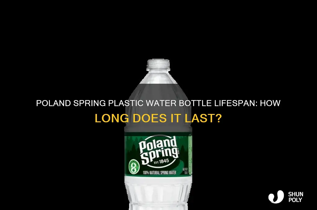 how long ios a plastic water bottle poland spring
