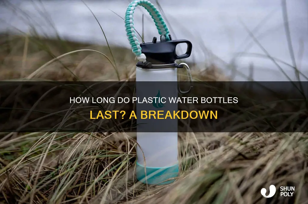 how long ios a plastic water bottle