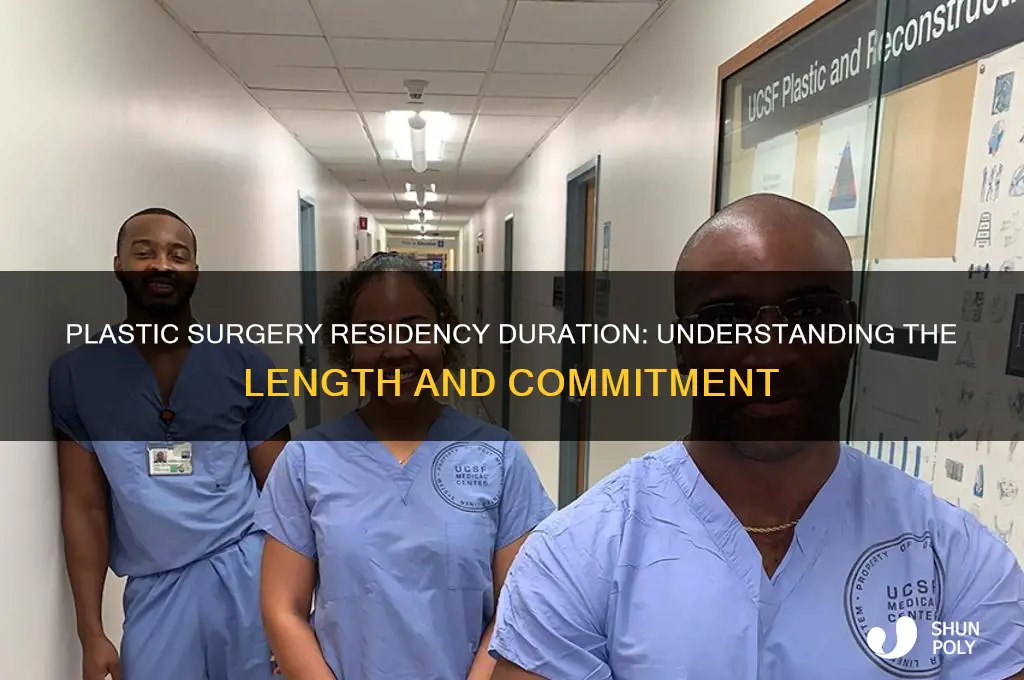 how long is a plastic surgery residency