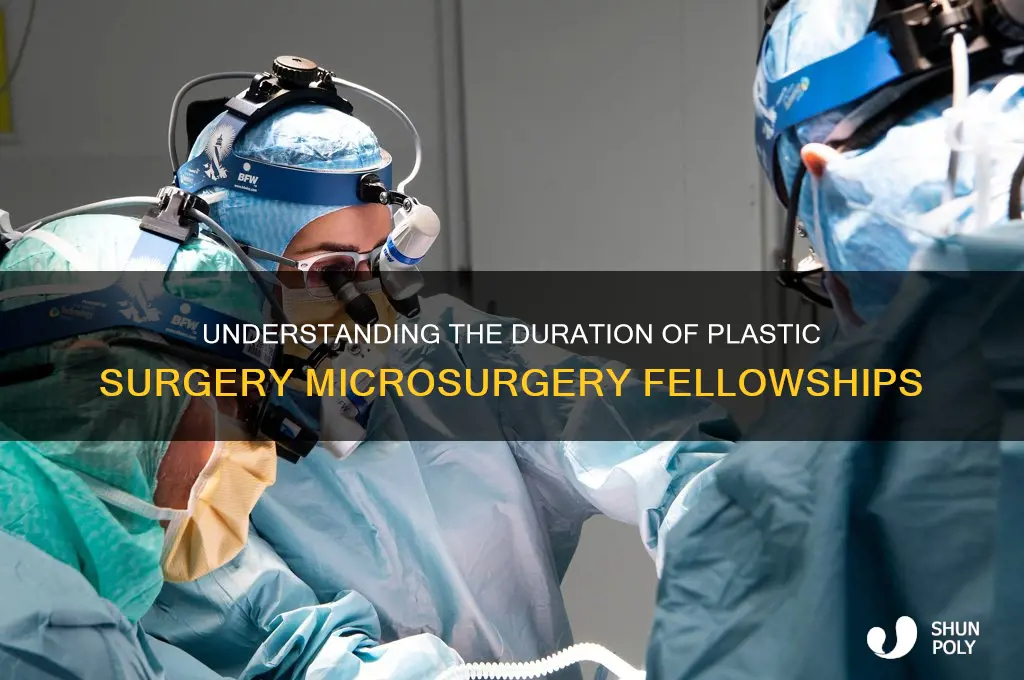 how long is a plastics surgery microsurgery fellowship