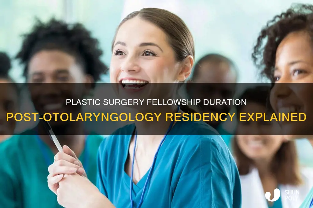 how long is plastic surgery fellowship after otolaryngology