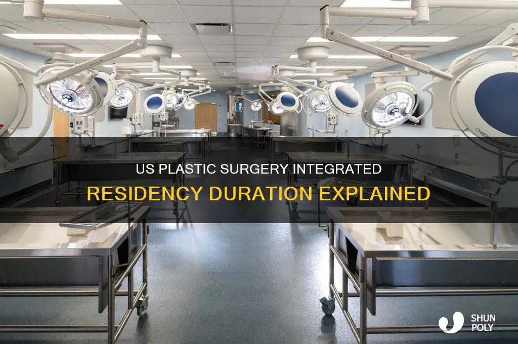how long is plastic surgery integrated residency in the us