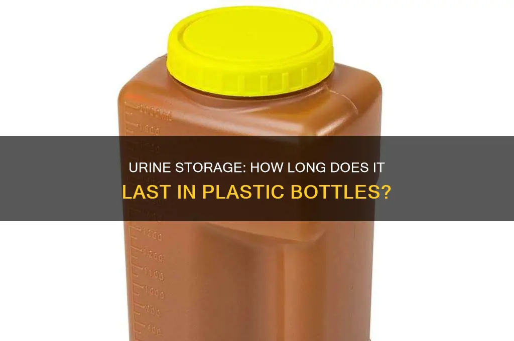 how long is urine good for in a plastic bottle