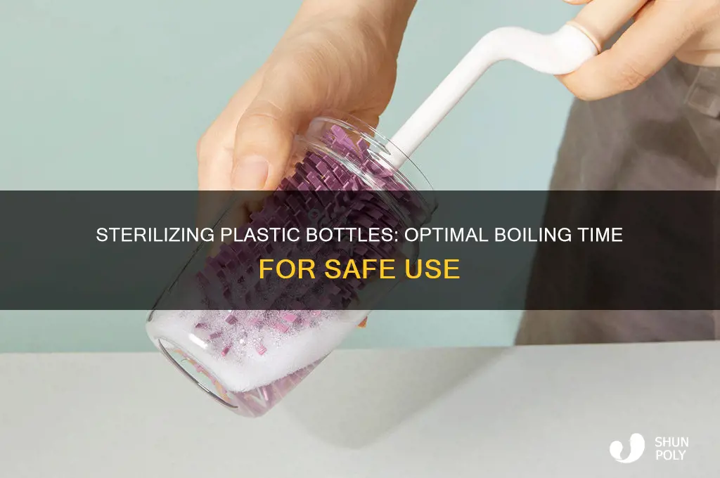 how long to boil plastic bottles to sterilize