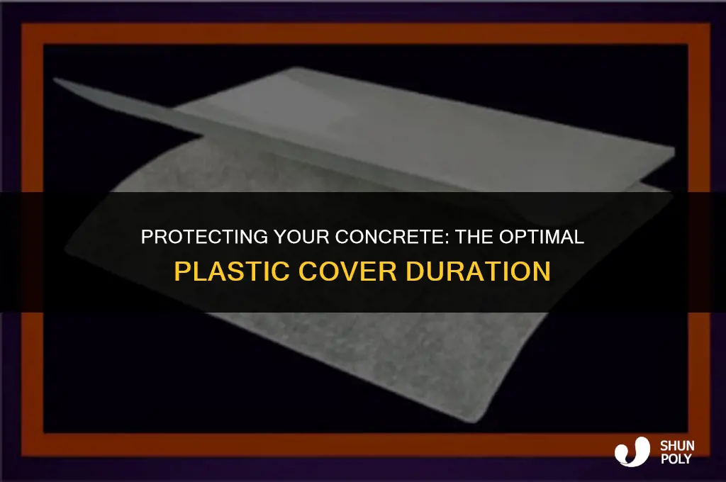how long to keep concrete covered with plastic