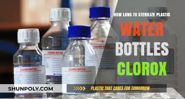 Sterilizing Plastic Water Bottles with Clorox: Time and Tips
