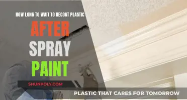 The Best Time to Recoat Spray-Painted Plastic