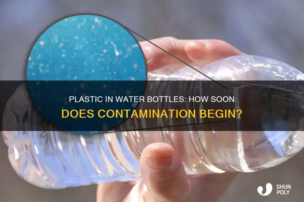 how long until plastic seeps into water bottle