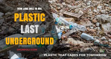 Decay Timeline: The Underground Journey of 10 Million Plastic Pieces