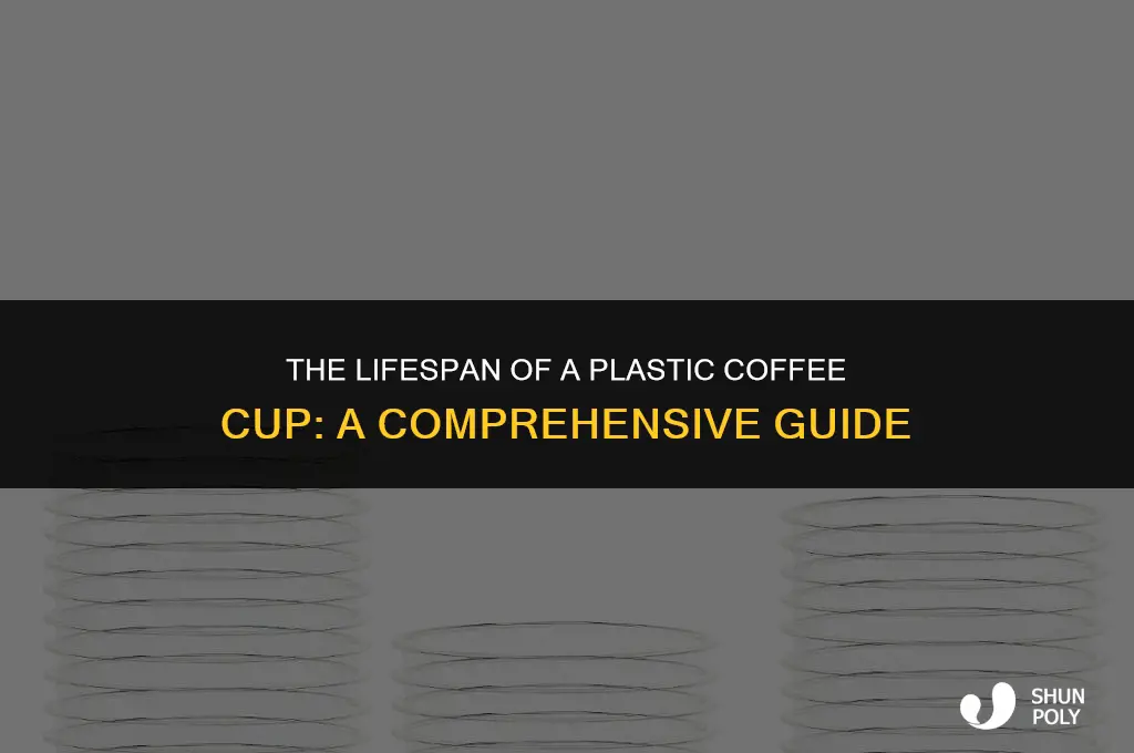 how long will a plastic coffee cup last