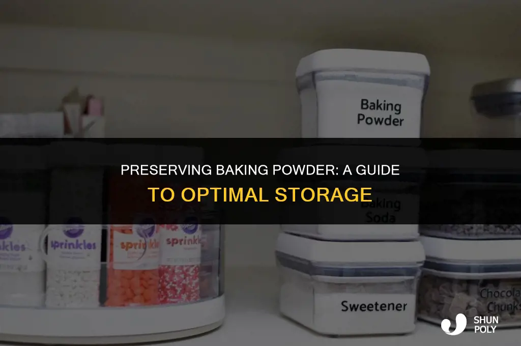how long will baking powwer keep in a plastic baggie