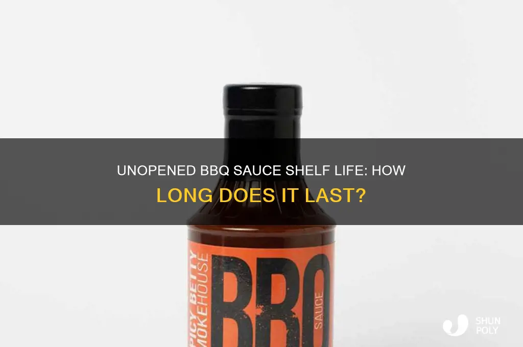 how long will barbeque sauce keep in unopened plastic bottle