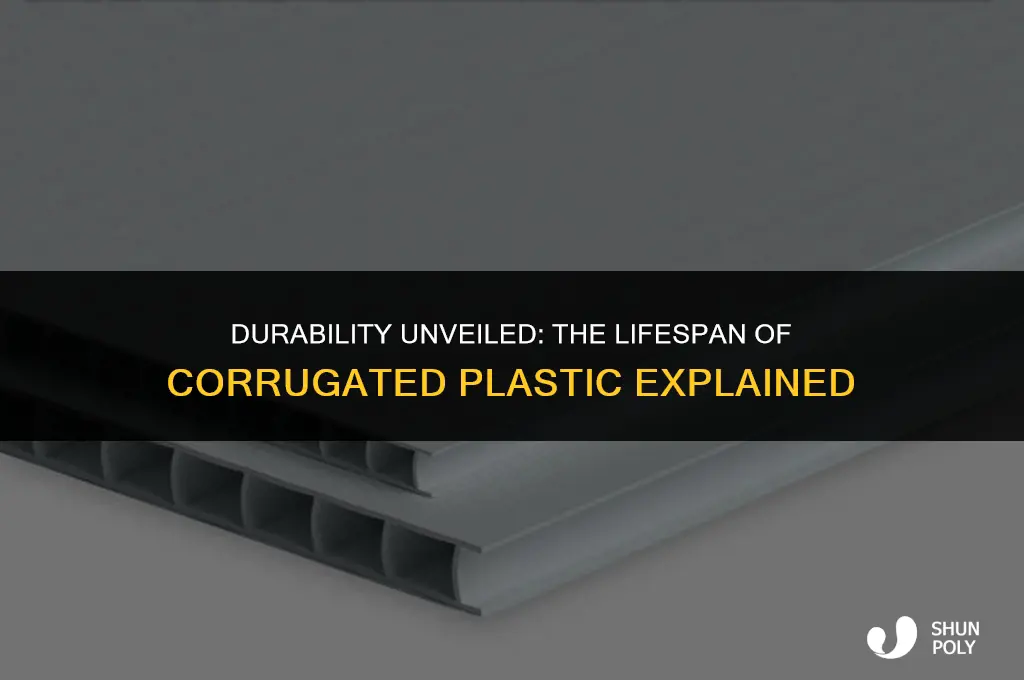 how long will corrugated plastic last