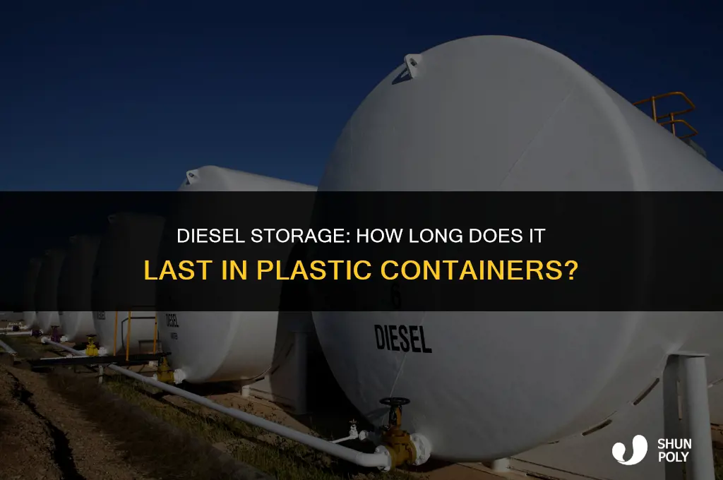 how long will diesel last in a plastic container