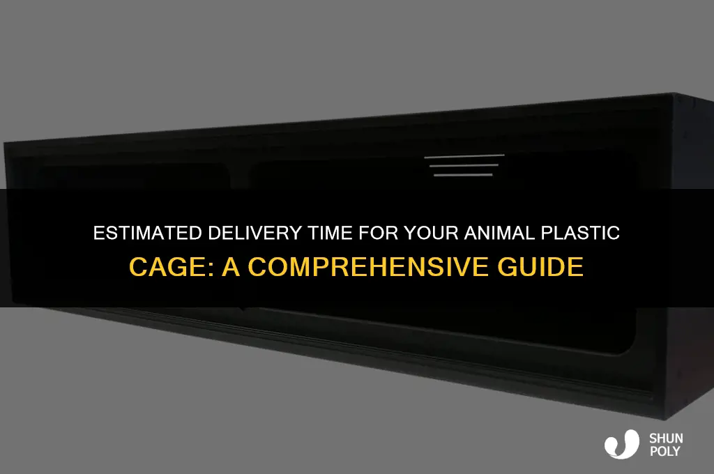 how long will it take to receivemy animal plastic cage