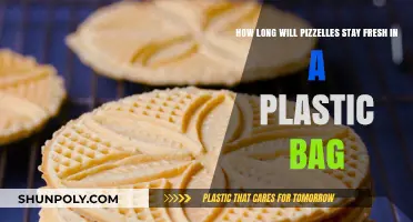 Pizzelles Storage Tips: Freshness Duration in Plastic Bags Explained