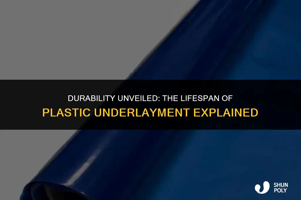 how long will plastic underlayment last