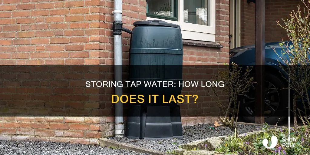 how long will tap water last in a plastic container