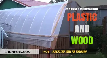 Build Your Own DIY Greenhouse Using Plastic and Wood Easily