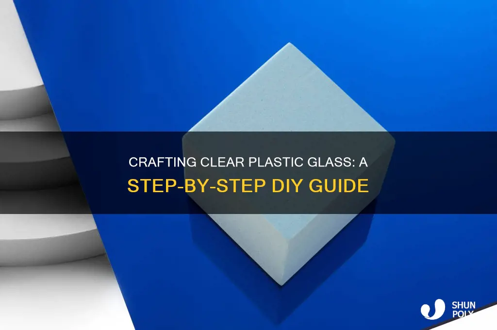 how make plastic glass