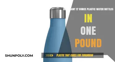 Converting Plastic Water Bottles: How Many 17-Ounce Bottles Make a Pound?