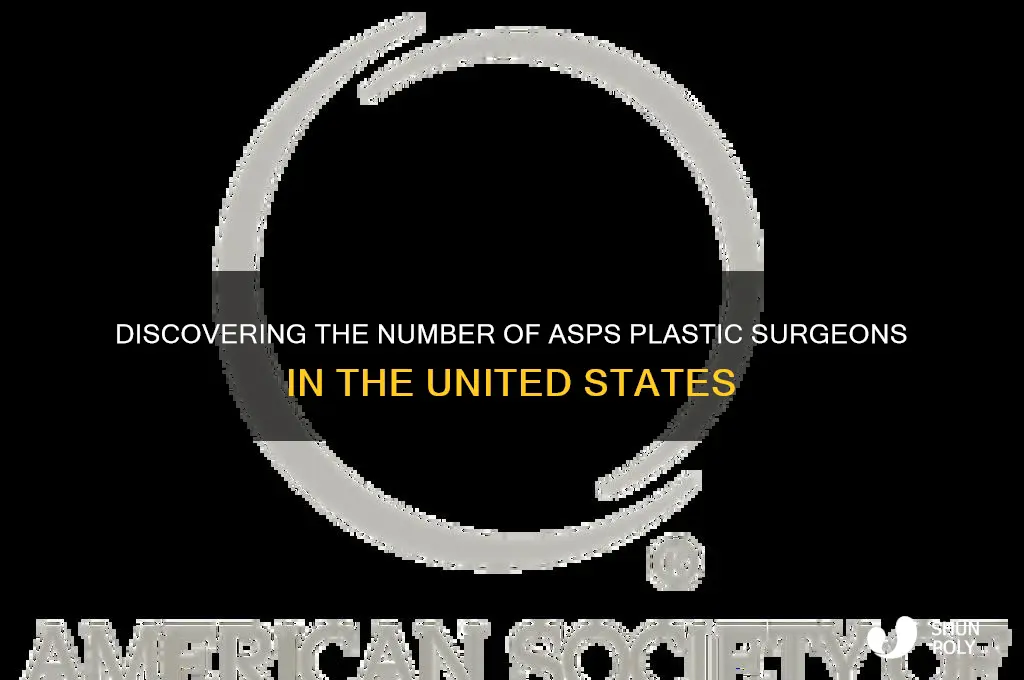 how many asps plastic surgeons in the us