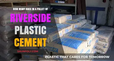 Riverside Plastic Cement Pallet: Understanding Bag Quantity and Packaging