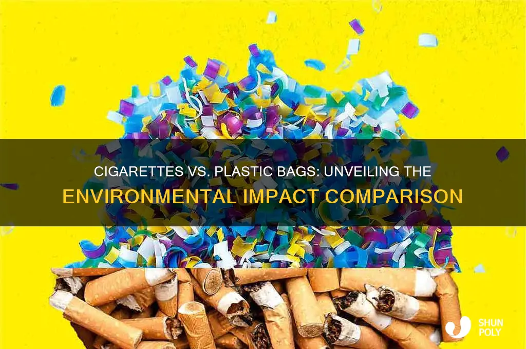 how many cigarettes equal one plastic bag