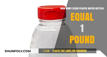 Clear Plastic Water Bottles: How Many Make Up a Pound?