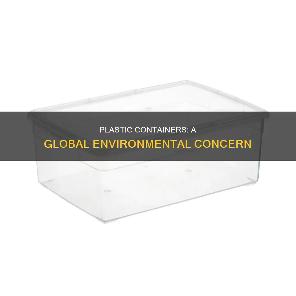 how many containers are made out of plastic