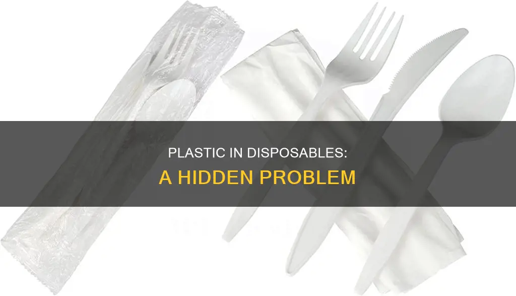 how many disposable products contain plastic