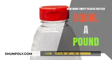 How Many Empty Plastic Bottles Make Up a Pound?