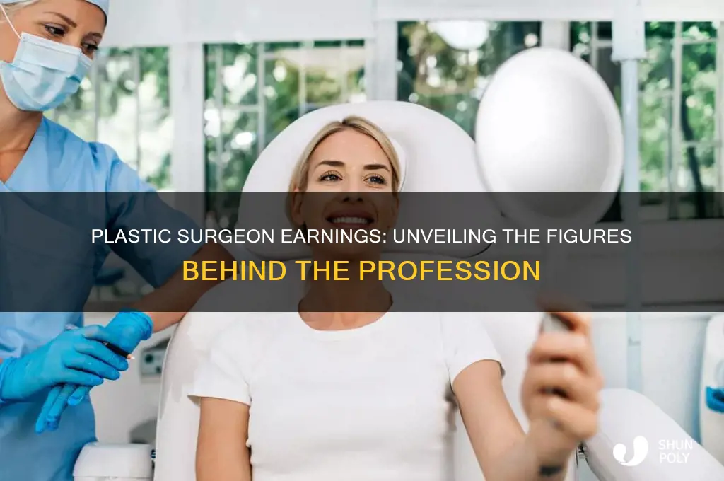 how many figures does a plastic surgeon make