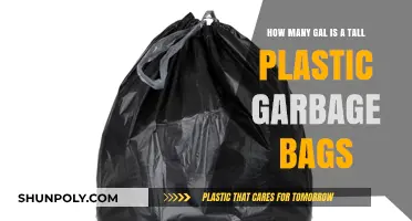 Tall Plastic Garbage Bags: Understanding Their Gallon Capacity and Uses