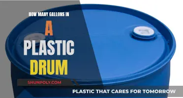 Plastic Drums: Gallons and Storage Capacity