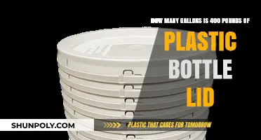 Converting Plastic Bottle Lid Weight: 400 Pounds to Gallons Explained