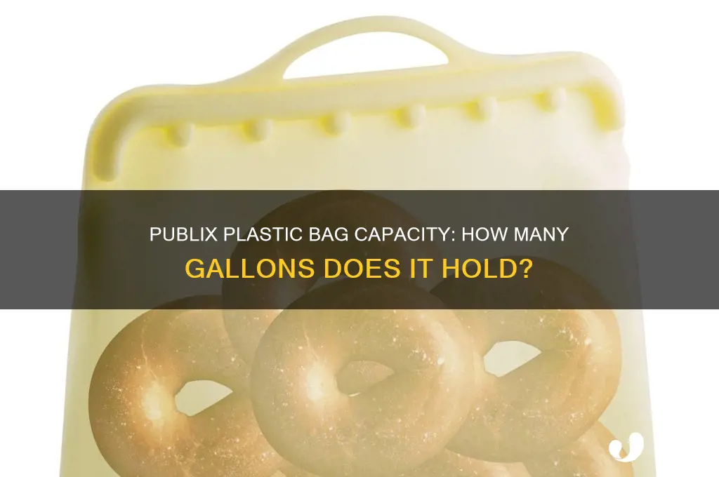 how many gallons is publix plastic bag