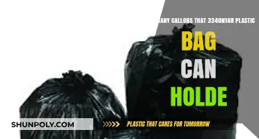 How Much Water Can a 3340n16r Plastic Bag Hold?