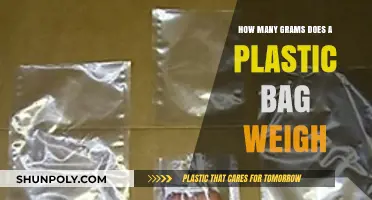Plastic Bag Weight: How Many Grams Does It Weigh?