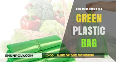 Unveiling the Weight: How Many Grams Does a Green Plastic Bag Weigh?