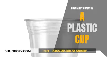Plastic Cup Weigh-In: How Many Grams?