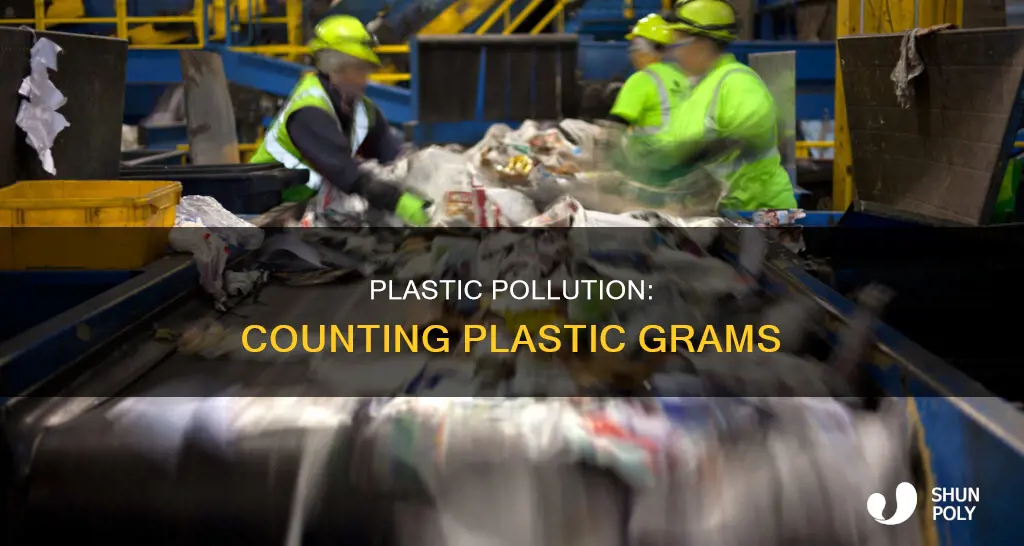 how many grams of plastic in