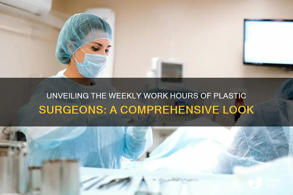 how many hours a week do plastic surgeons work
