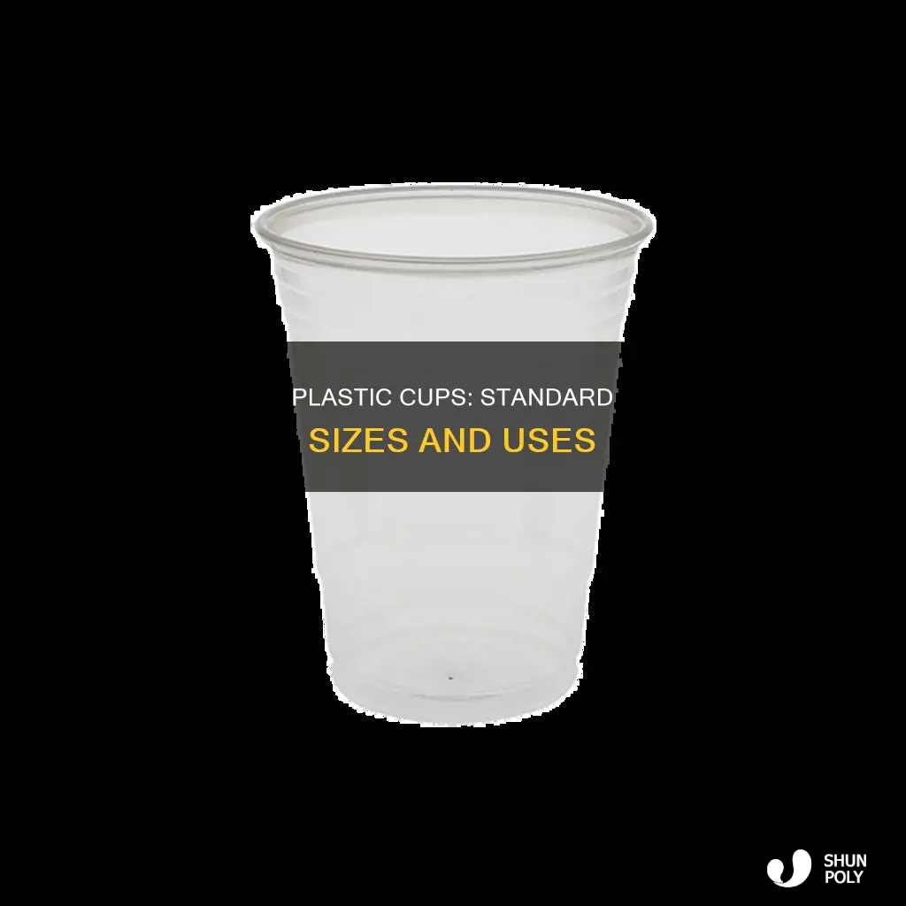 how many inches is a plastic cup