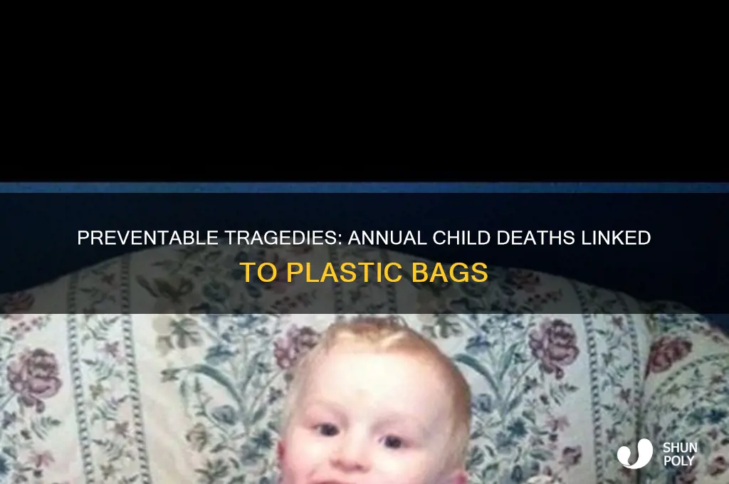 how many kids die from plastic bags each year