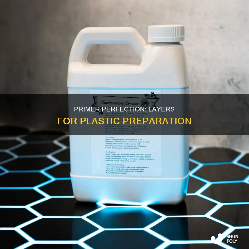 how many layers of primer on plastic