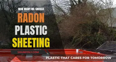 Radon Plastic Sheeting: How Many Milliliters for Effective Protection?